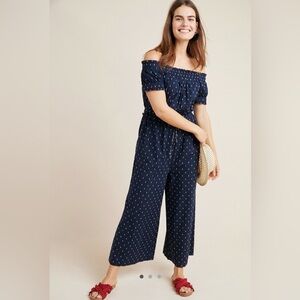 Anthropologie Findley‎ Off-the-Shoulder Jumpsuit